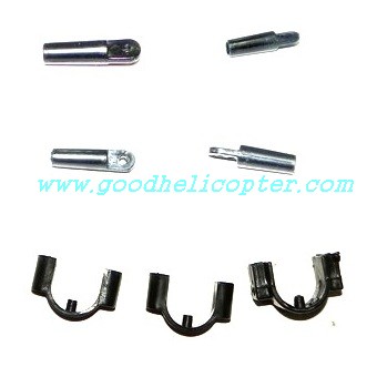 fq777-777-fq777-777d helicopter parts fixed set for tail support pipe and tail decoration set - Click Image to Close